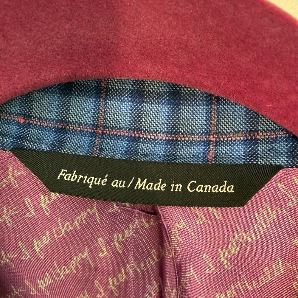 Tom James $1500 custom Blue Plaid Women’s Tailored Blazer never worn bespoke - Picture 6 of 13